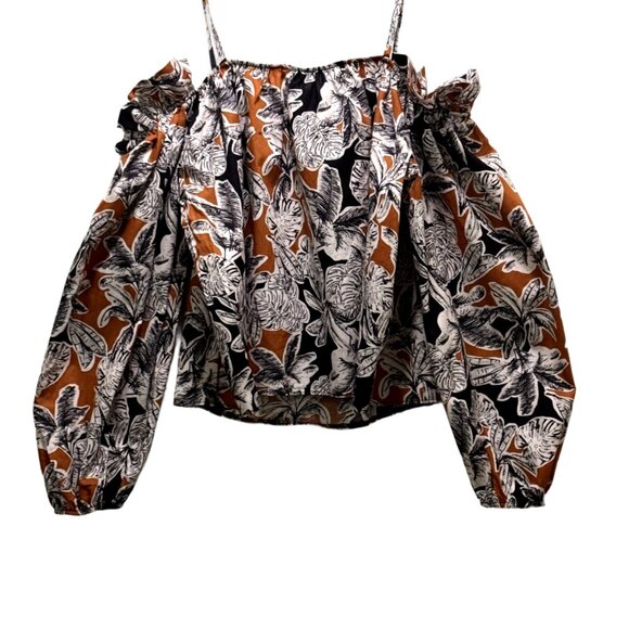 Women Off the Shoulder Crop Top - Picture 2 of 4